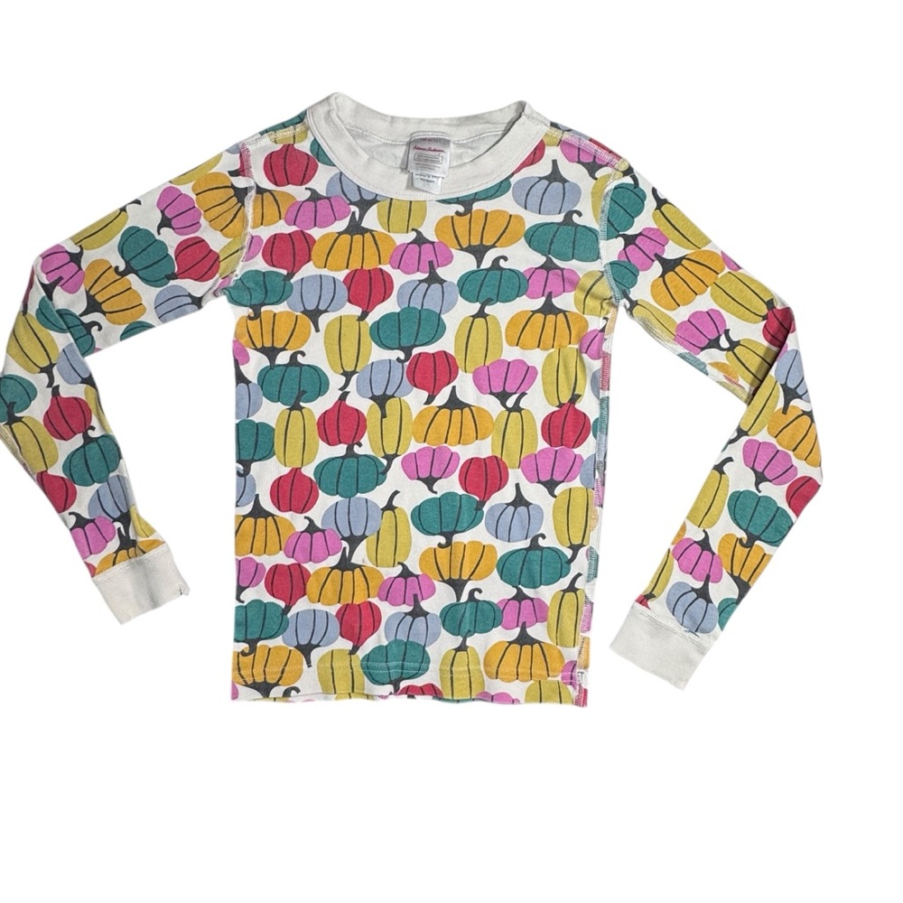 Hanna Andersson Kids Festive Fall Print Pajama Set - Unisex - Size 8